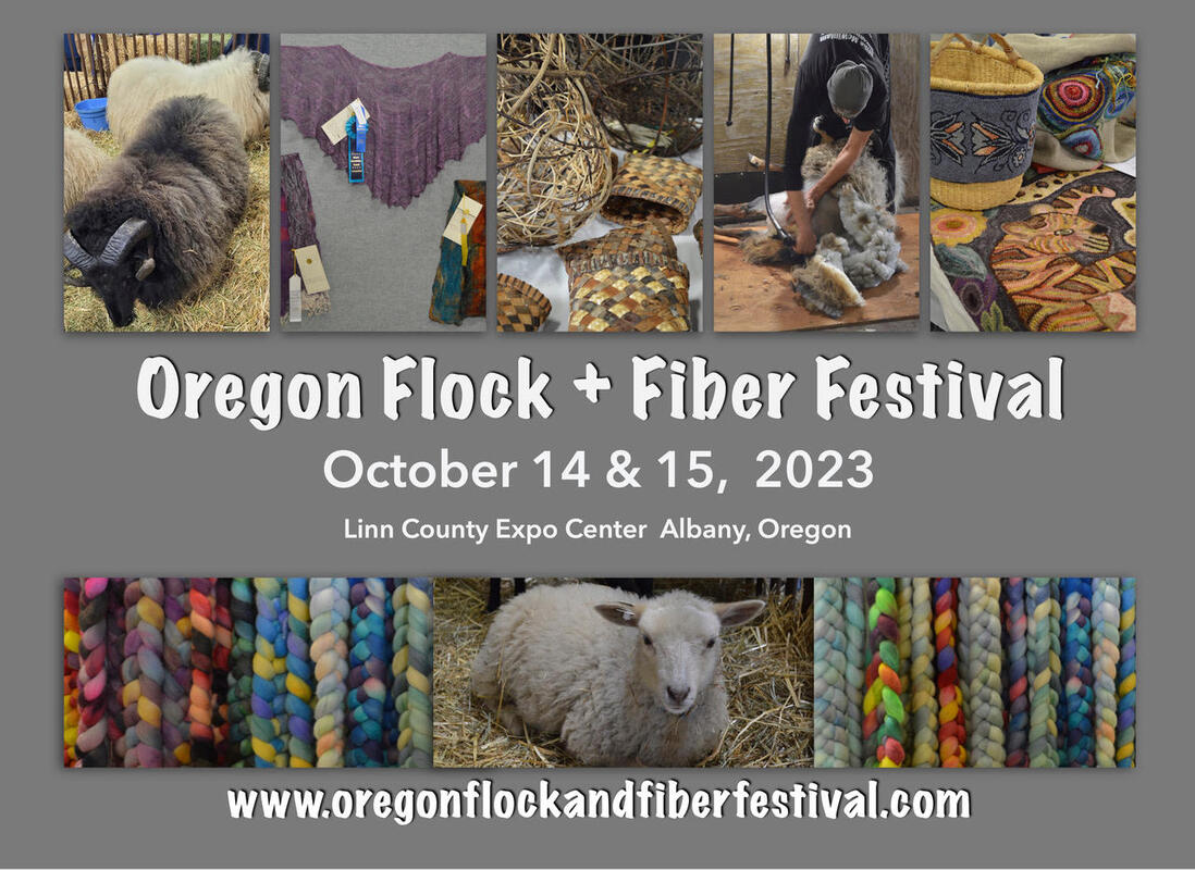 Oregon Flock and Fiber Festival banner